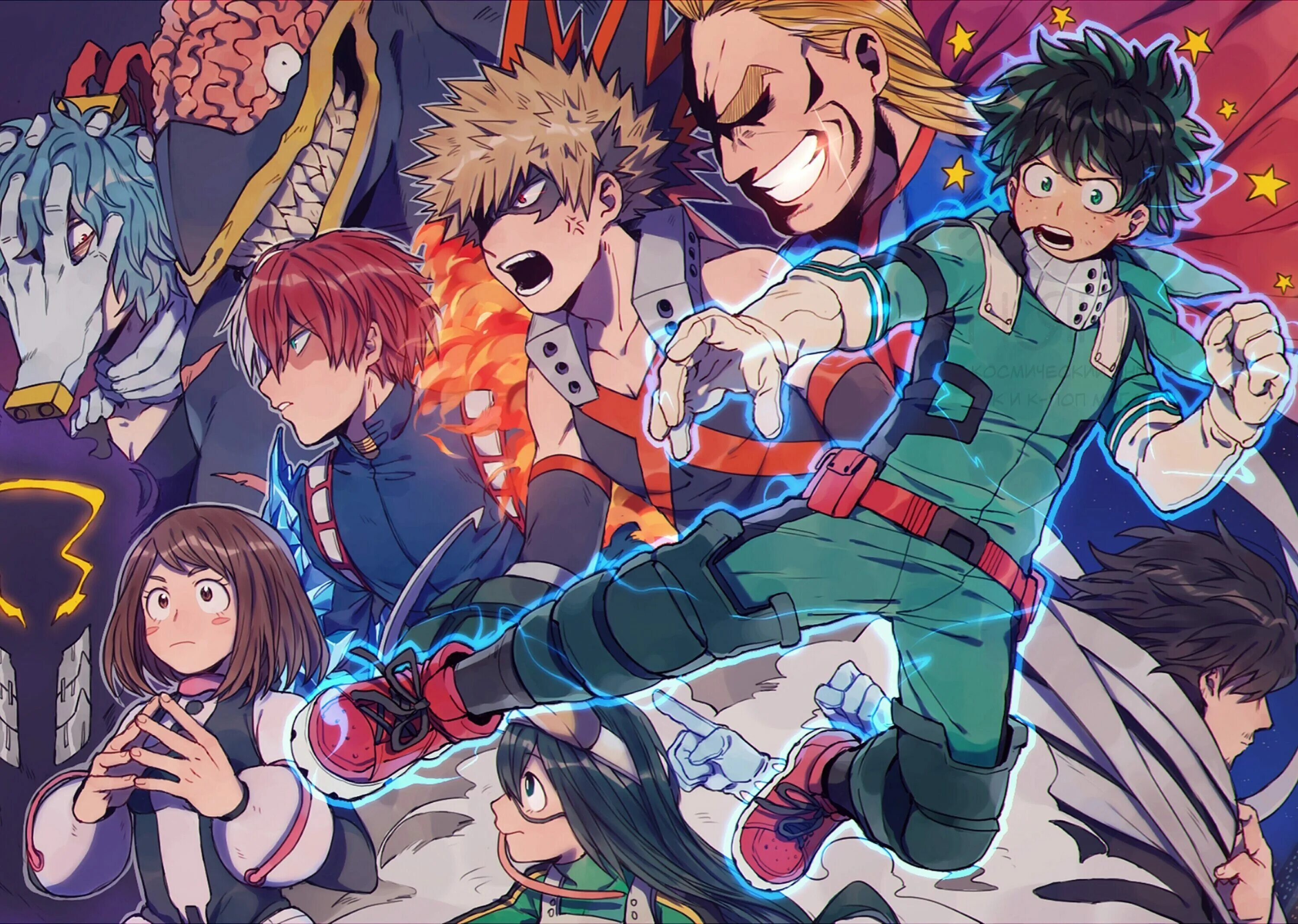 My hero academia art