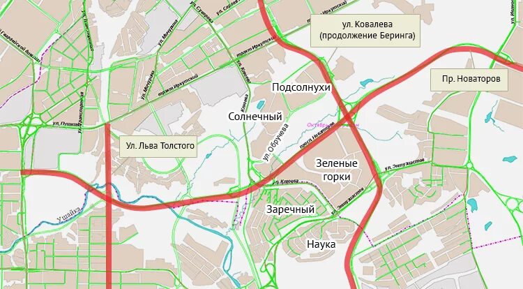 Малое транспортное кольцо томск схема Shtampik.com