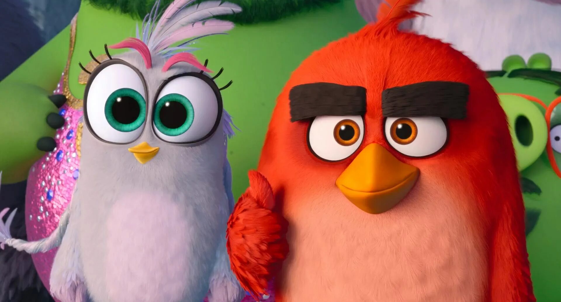 Angry birds 2 русский. Angry Birds ред и Сильвер. Энгри бердз 2 ред и Сильвер. Angry Birds 2 Сильвер.