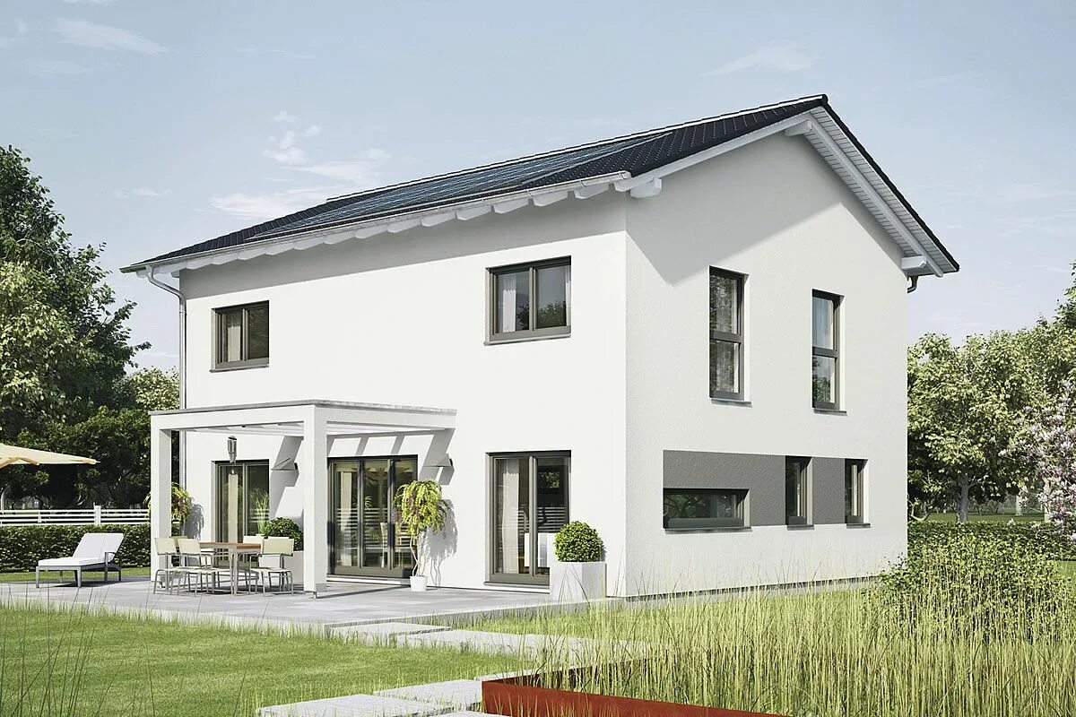 Бау дом. Einfamilienhaus внутри. baus дома. баус дома.