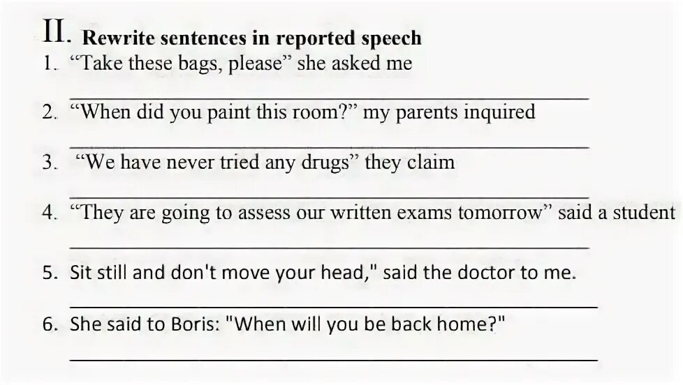 Rewrite the following statements in reported speech. Rewrite the sentences with the New subject ответы. Rewrite the sentences in reported Speech i like travelling. Rewrite the sentences in the plural. Rewrite the sentences in reported Speech his brother teaches English.