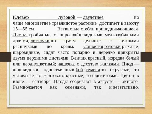 Клевер Луговой и Клевер ползучий таблица. Морфологический критерий клевера Лугового и ползучего. Морфологический критерий клевера Лугового. Сравнительная характеристика клевера Лугового и ползучего.