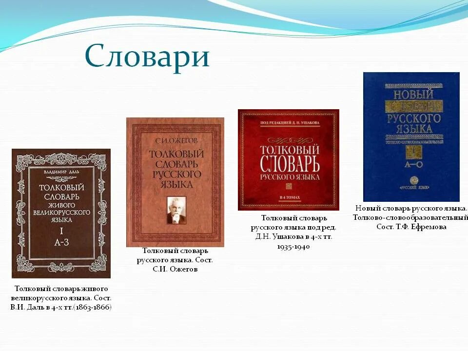 Автор словаря русского языка 6 букв. Словари русского языка названия и авторы. Авторы словарей русского языка. Известные словари русского языка и их авторы. Название толковых словарей и их авторы.