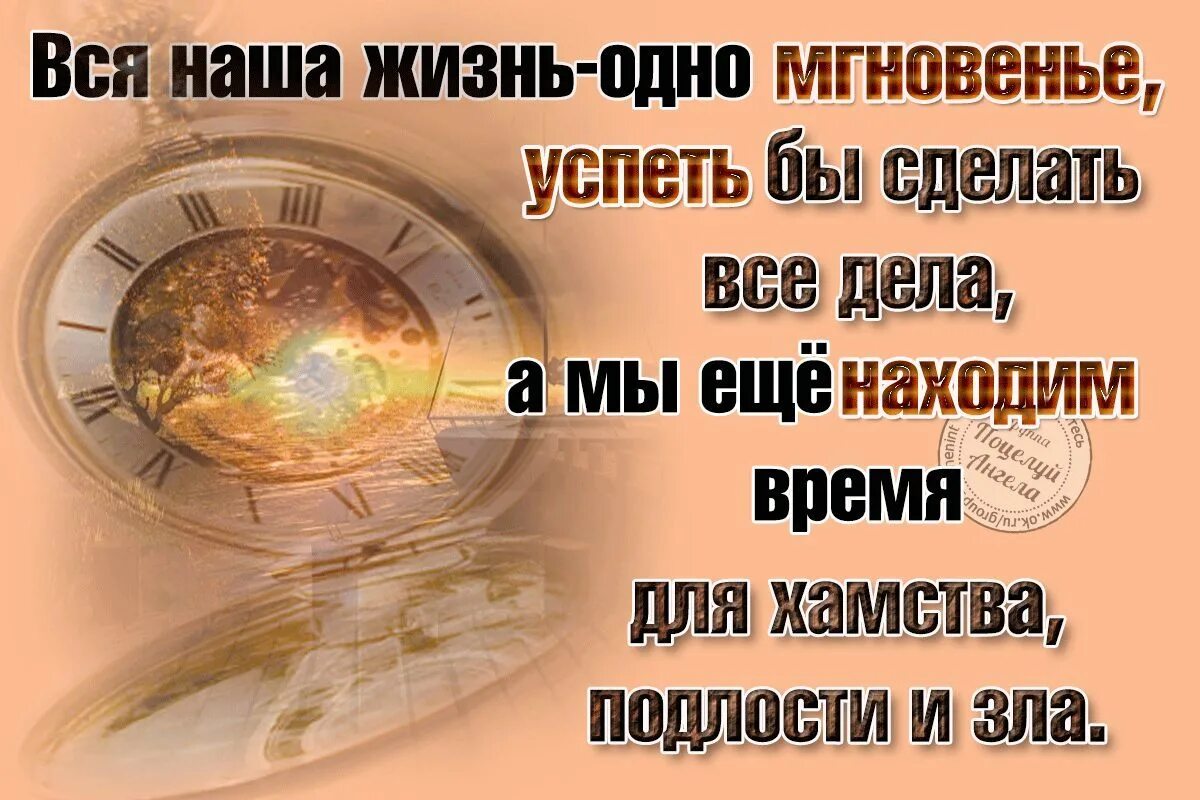 Время проходит а жили. Наша жизнь. Вся наша жизнь одно мгновение успеть бы сделать все дела. Вся наша жизнь одно мгновение. Жизнь одно мгновение.