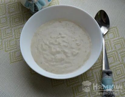 Каша с овсяных хлопьев на молоке