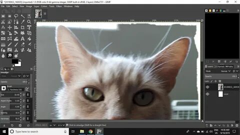 Gimp открытка