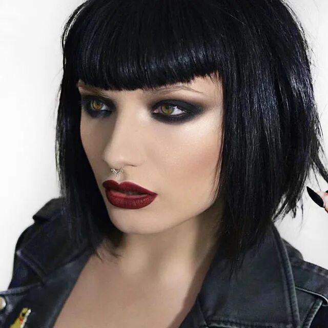 by Catherine Alvids by Dusk-Abomination on DeviantArt Gothic hairstyles, Goth ha