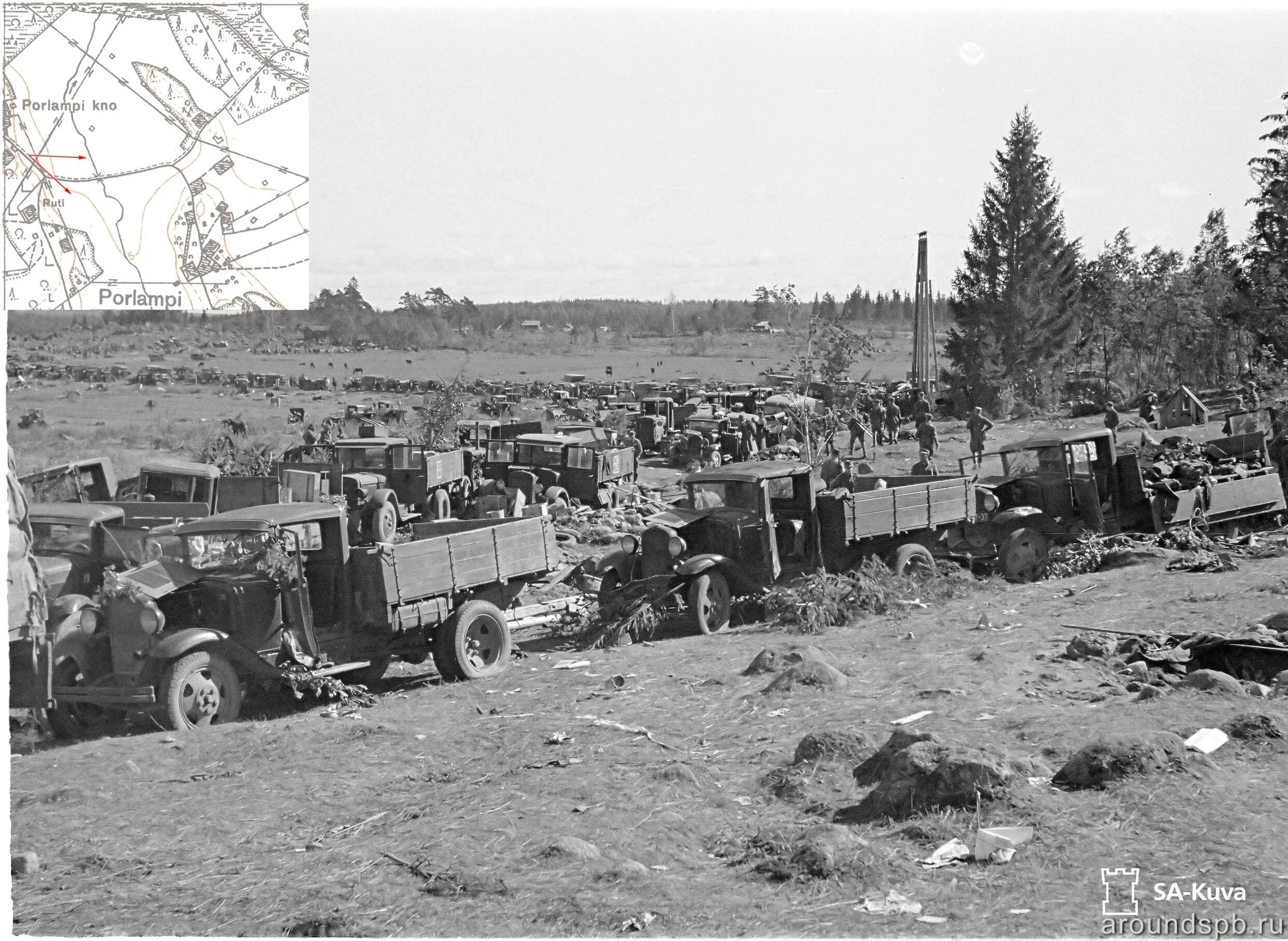 курляндский котел в 1944 году. разбитая советская техника в 1941. разгром колоны. обстрел колонны техники на украине. брошенная техника ркка 1941 год.