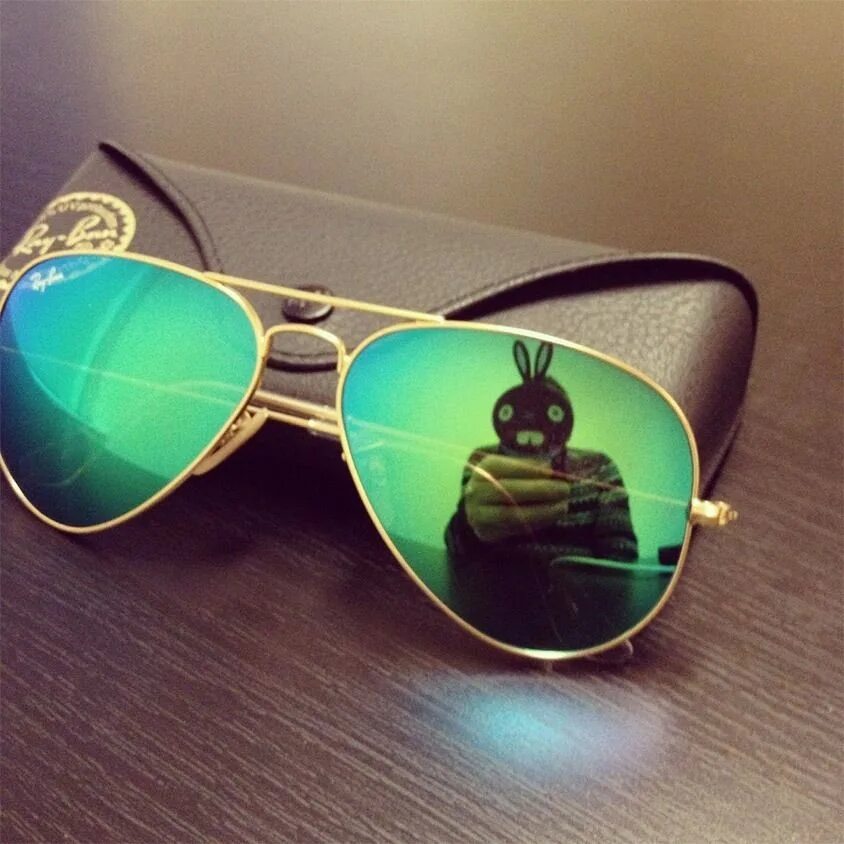 Поляризованные очки ray ban. Очки ray ban Aviator зеркальные. Мужские зеленые очки солнцезащитные