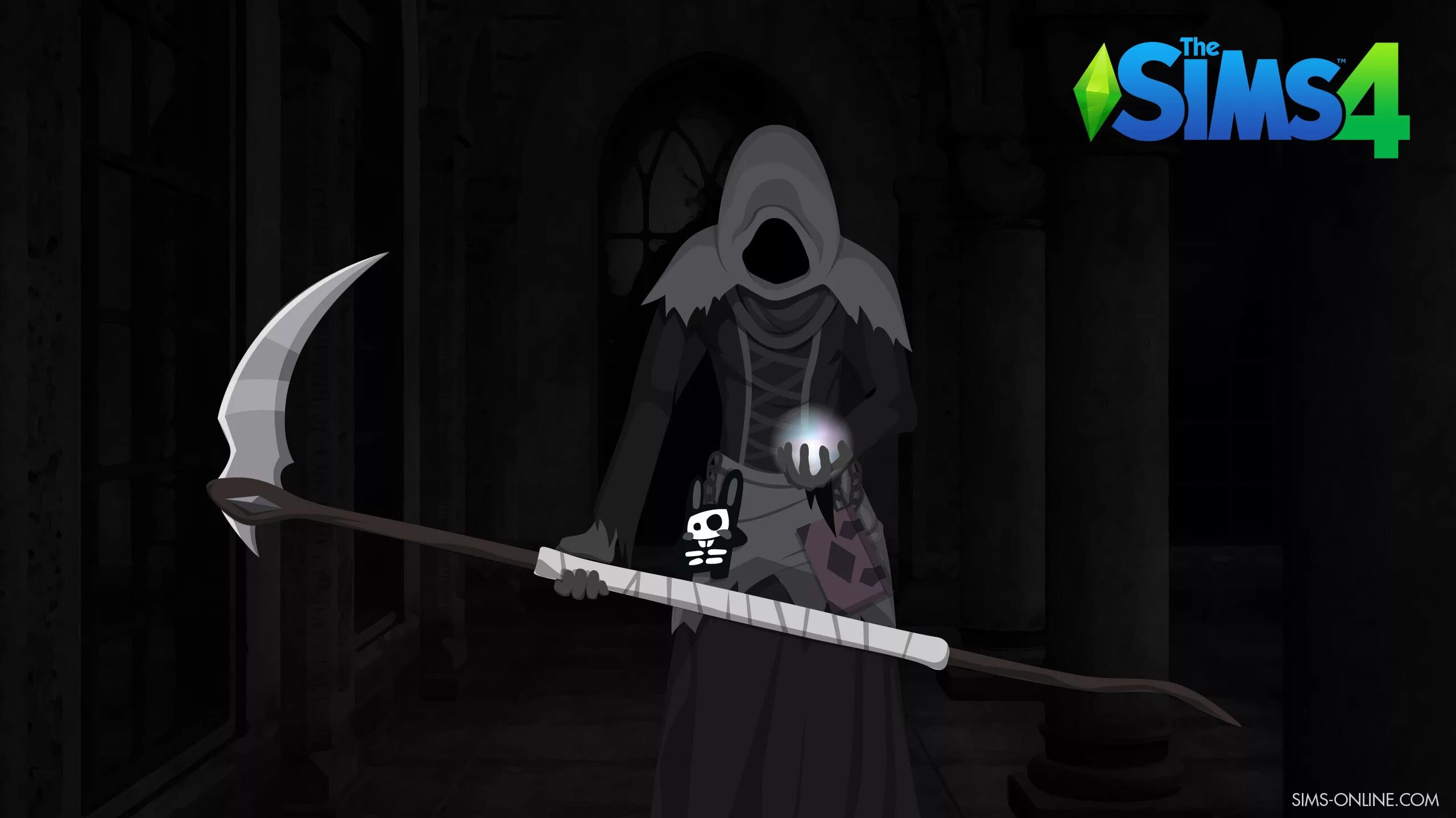 Grim Reaper игра. Смерть с косой симс 4. Жнец симс 4. Смерть с косой.