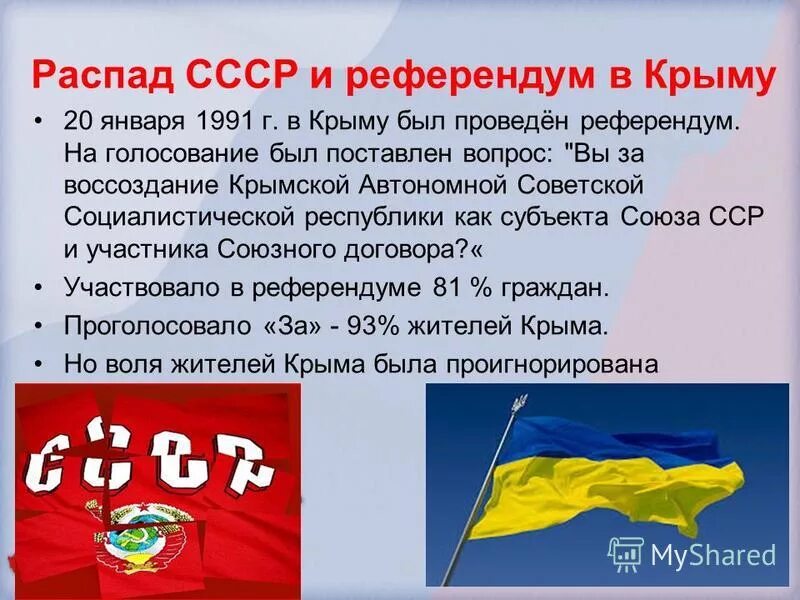 Какой была украина в 1991. Референдум в Крыму 20 января 1991г. Распад СССР И референдум в Крыму. Крым после распада СССР. Референдум в Крыму (1991).