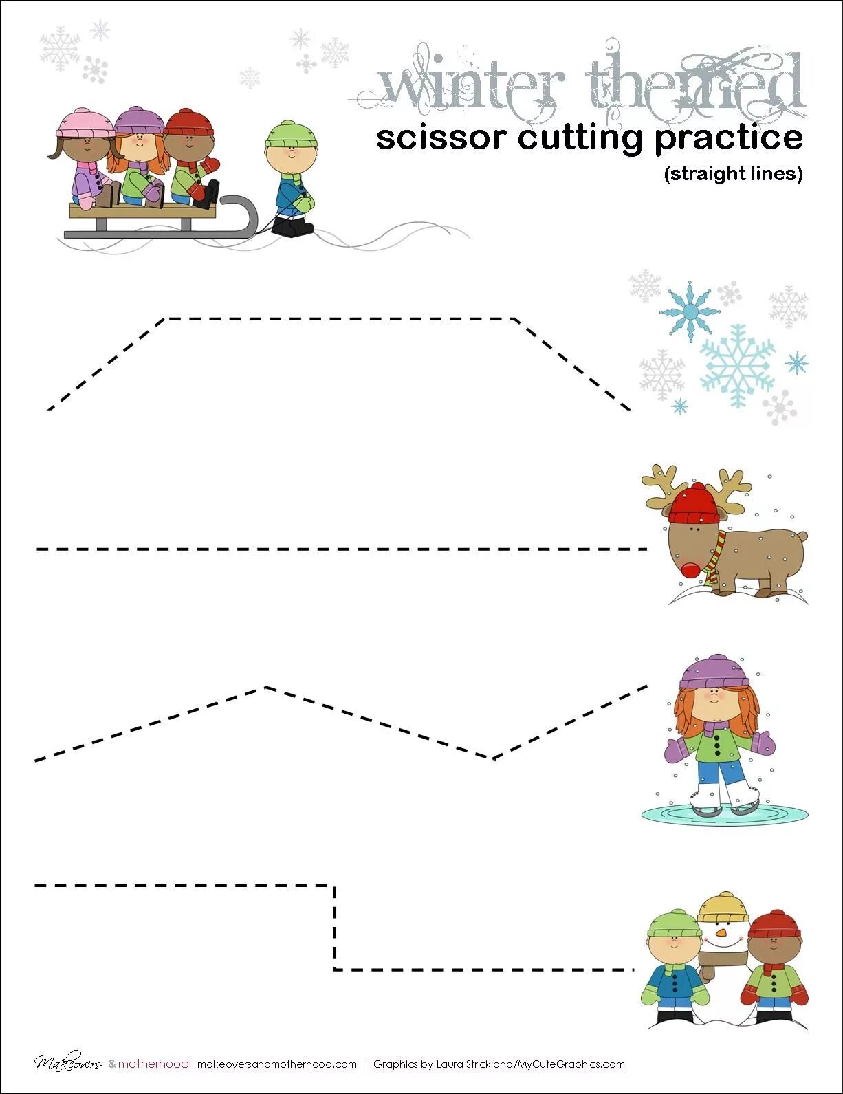 Winter activities for Kids. Winter Worksheets. Cutting Practice for Kids Printable. Winter Worksheets for Kids Kindergarten. Practice activities