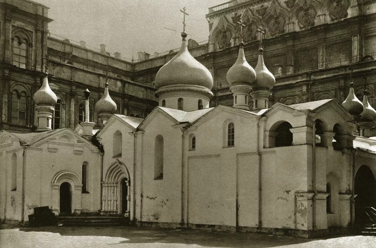 Архитектура москвы 20 века. Церковь Спаса на Бору Московского Кремля.
