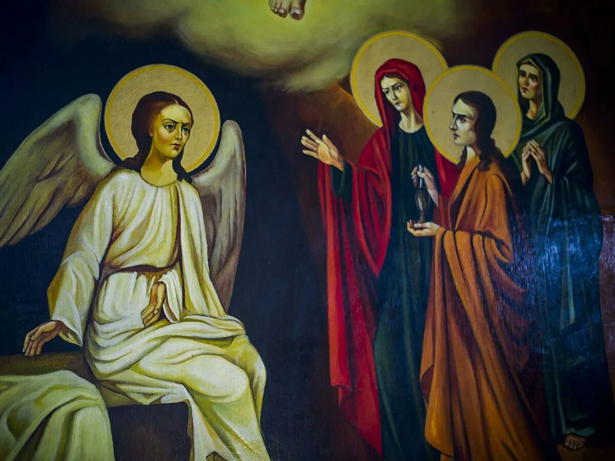 12 мая православный праздник. Жены-мироносицы. Жёны мироносицы Византия. Святых жен мироносиц. Икона святых жен мироносиц.