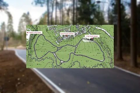 Лыжная трасса алешкино