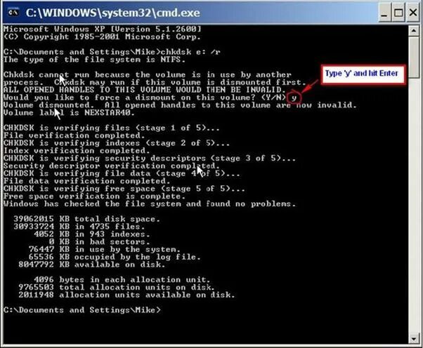 Chkdsk f r x. Chkdsk windows 10. команда chkdsk. chkdsk через командную строку. chkdsk параметры.