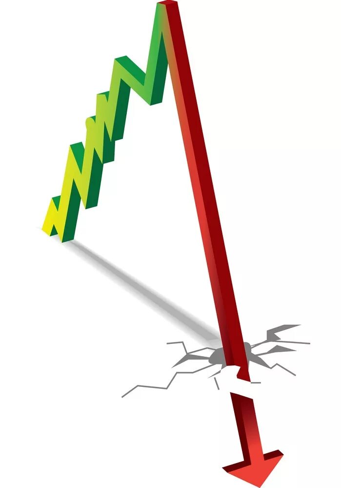 График вниз. График температуры больного малярией. Экономика вниз. Резкий спад. Спад экономики.