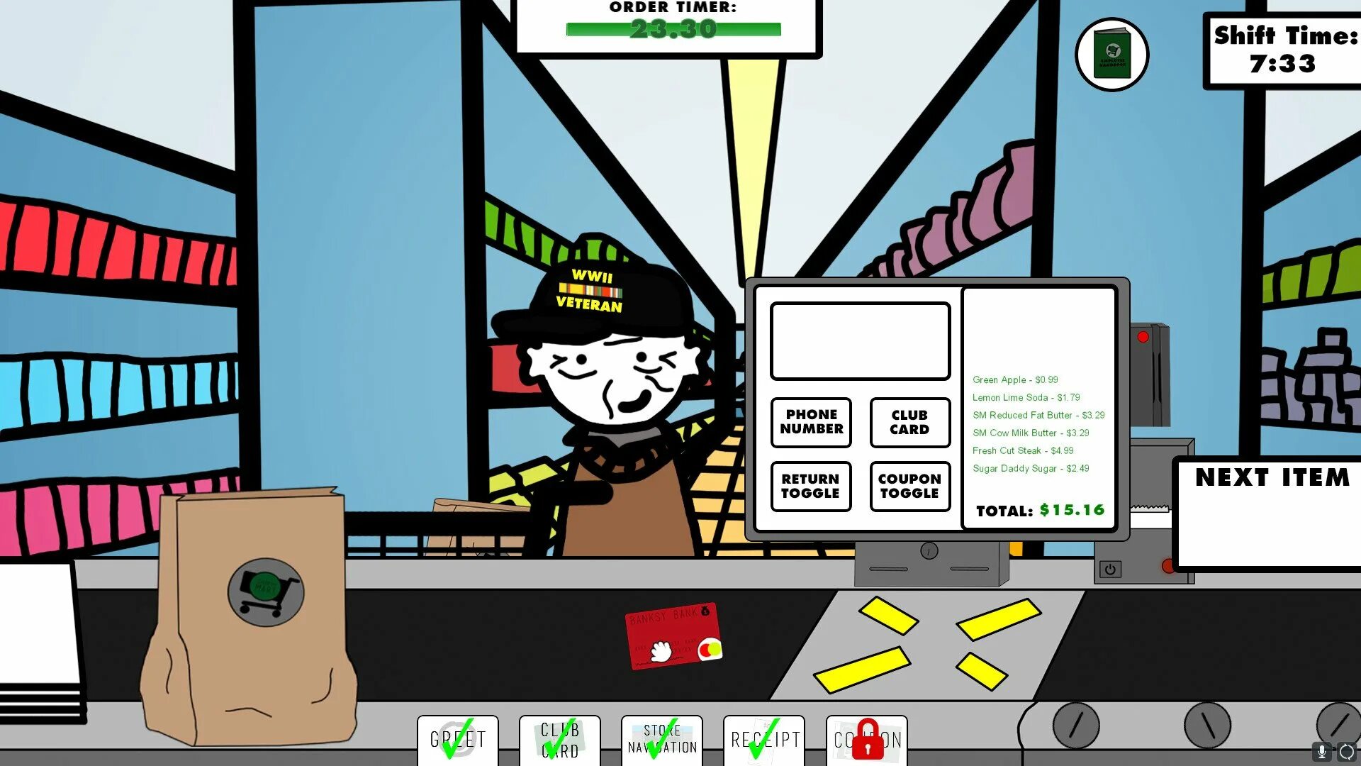Ordering time