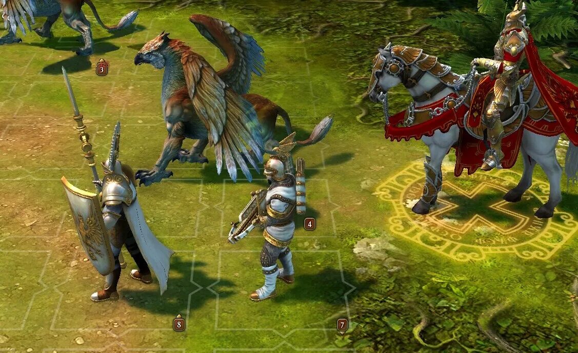 Возрождение героев меча и магии. Heroes of might and Magic 6 Рыцари. Heroes of might and Magic 6 юниты. Герои меча и магии 6 рыцарь. Heroes 6 Gryphon.