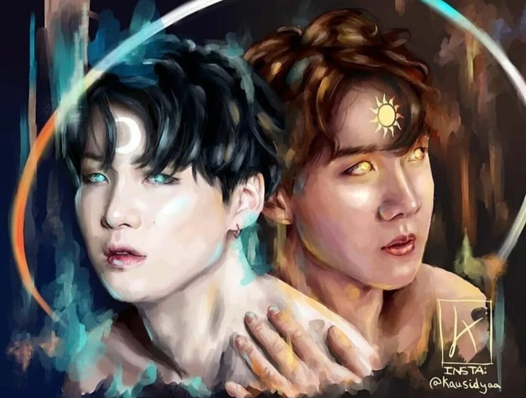 Бог юнги. Sope Art. Юнги Луна обои. BTS Halloween 2015.