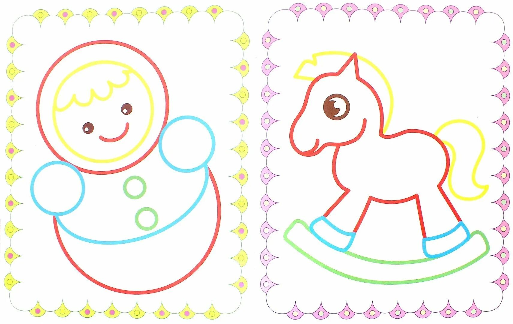 Расскраскадля малышей. Рисование с детьми 2-3 лет. Раскраски для самых маленьких. Шаблоны для рисования для детей.