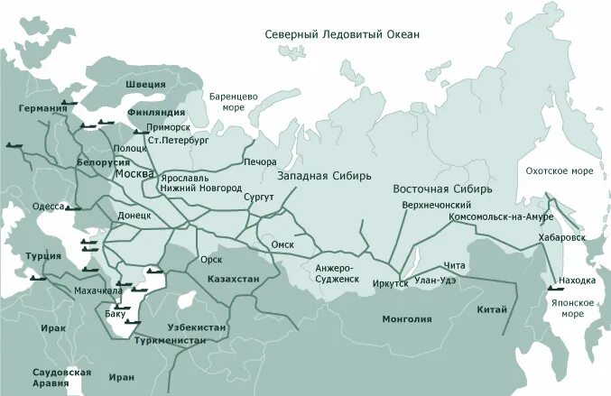 Карта нефтепроводов россии. Важнейшие магистральные нефтепроводы России на карте. Нефтяные трубопроводы в России на карте. Основные нефтепроводы России на карте. Схема трубопроводов нефти России.