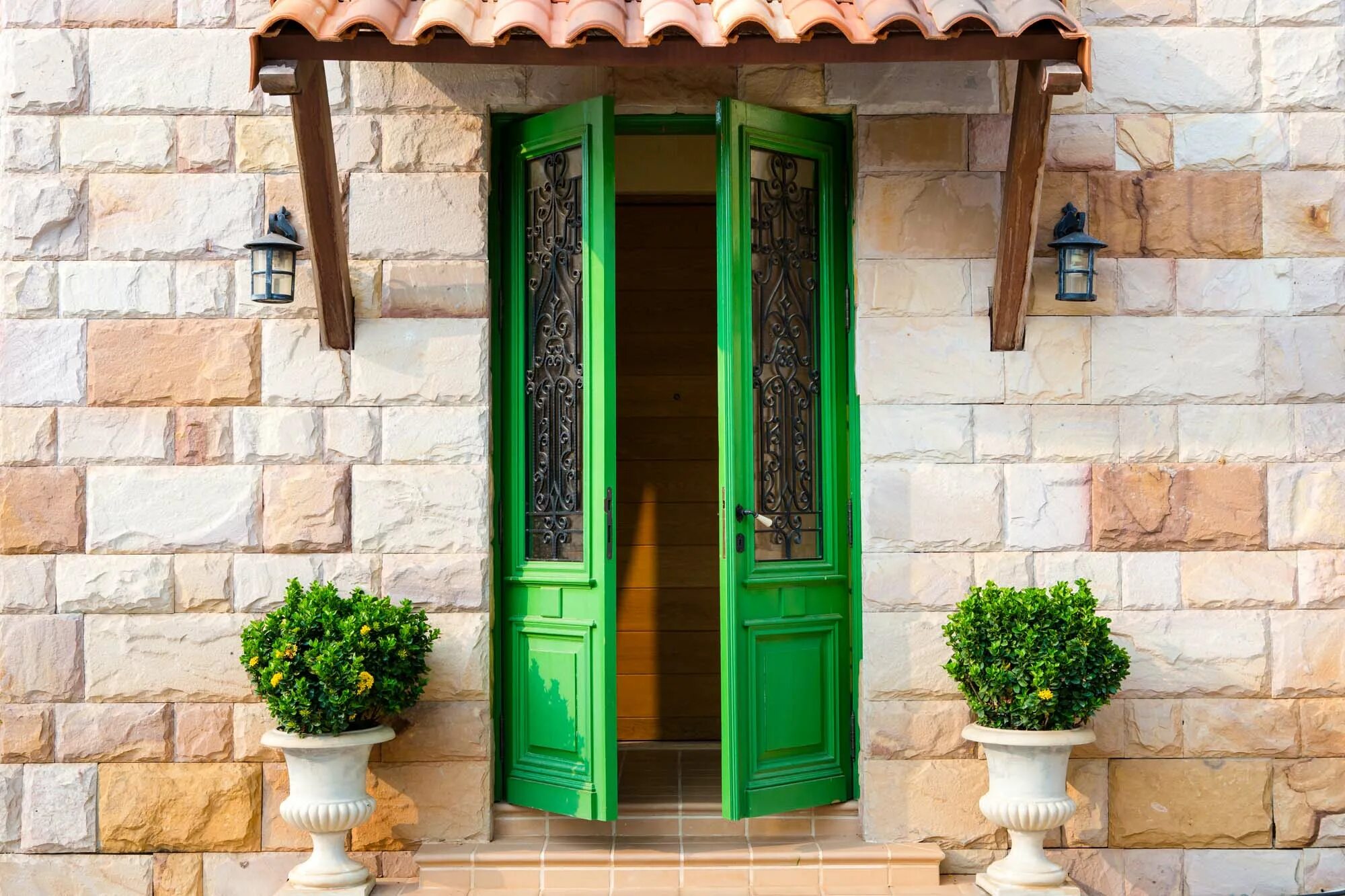 Зеленая дверь. Зеленая входная дверь в дом. Дом с зеленой дверью. Зеленые двери в интерьере.