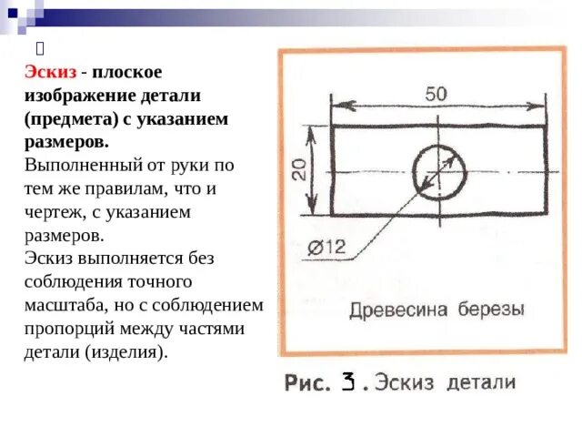 Отношение размеров изображения к размерам предмета. Масштаб эскиза детали. Эскиз детали выполняется в масштабе. Чертëж плоской детали с указанием масштаба. Технический чертеж изделия.