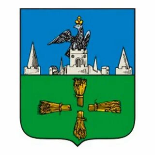 Герб с орлом на крепости