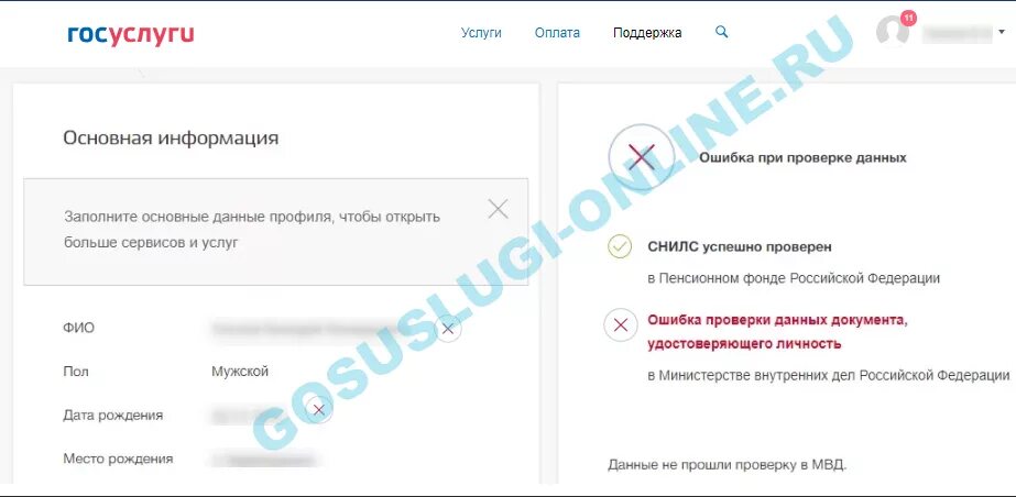 Заявление на отправку в ведомство. Ошибка на госуслугах. Госуслуги ошибка отправки заявления в ведомство. Ошибка при проверке данных на госуслугах. Госуслуги 404.