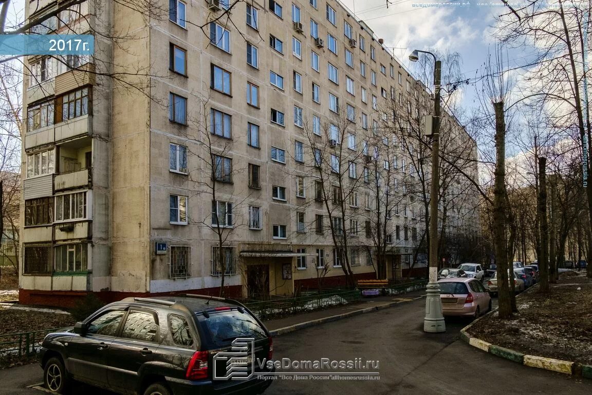 Москва, улица Красного Маяка дом 1 к.1. многоквартирный дом