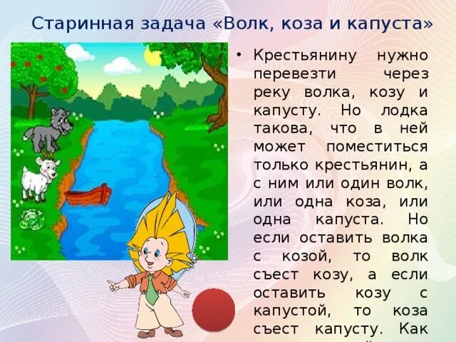 Игра волк капуста. Волк коза и капуста задача ответ. Волк коза капуста загадка решение. Игра волк коза и капуста. Задачка про волка козу и капусту в лодке.