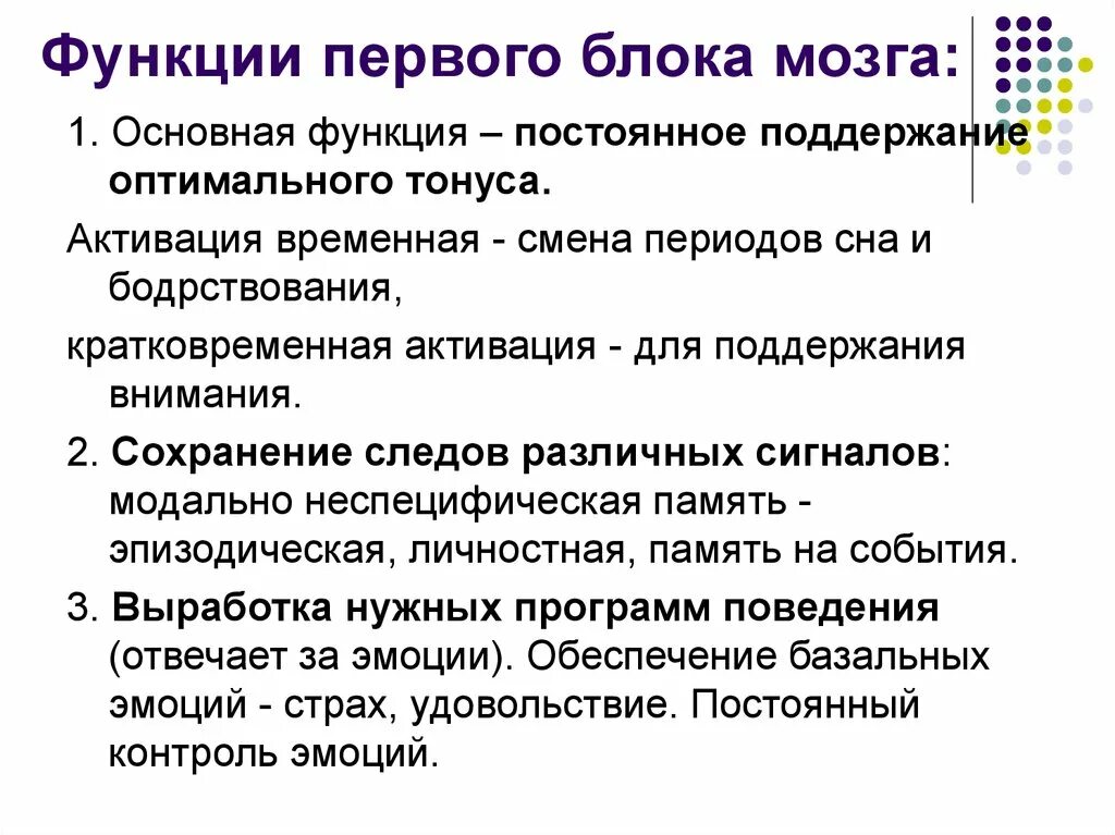 Нарушения блоков мозга. Функции энергетического блока мозга. Функции второго блока головного мозга. Функции 1 блока мозга. Первый энергетический блок мозга.