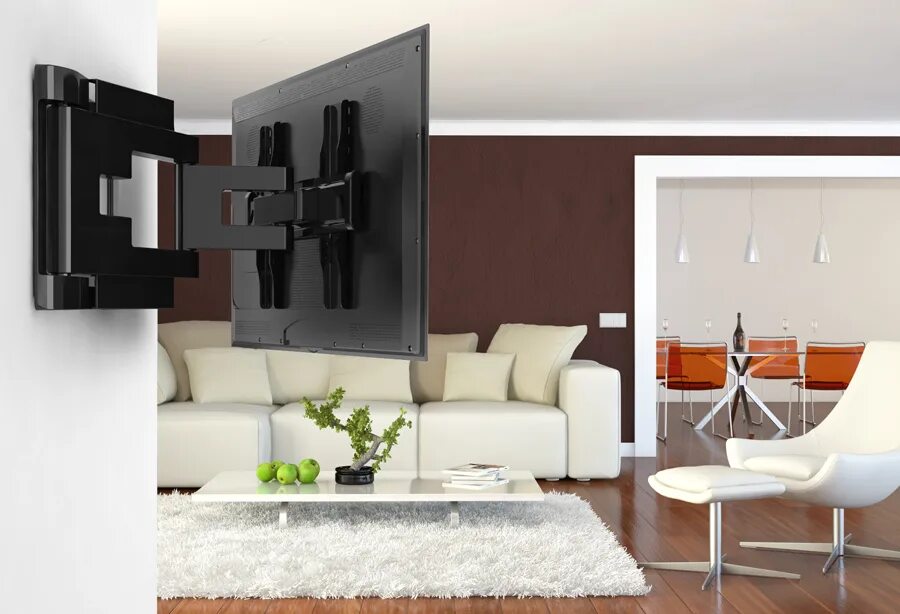 угловой кронштейн для телевизора на стену. телевизор на кронштейне в интерьере. кронштейн на стену vogel's next 7345. настенный кронштейн для tapo c200.