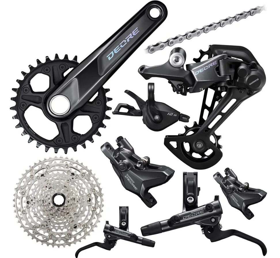Shimano deore. Shimano deore m6100 кассета. комплект shimano deore m6100. shimano deore m6100 12-скоростей. shimano deore 6100 шатуны.