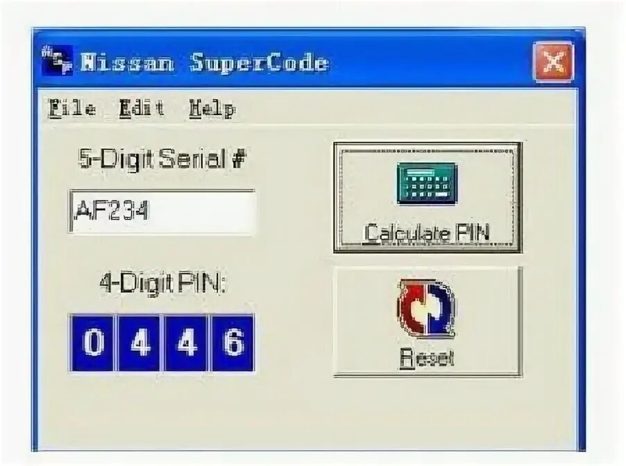 Pin calculator