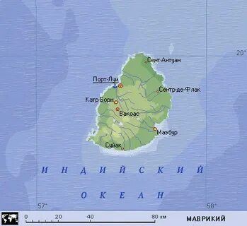 Где находится маврикия на карте африки