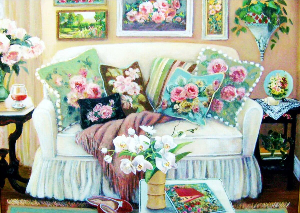 Susan home. Adopted by susan. живопись уют. художница сьюзан риос. Susan winget картины.