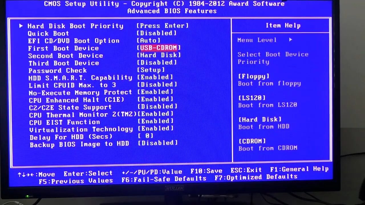 Как через биос установить виндовс с флешки. Биос award. биос 2012. award software bios. bios 1984.