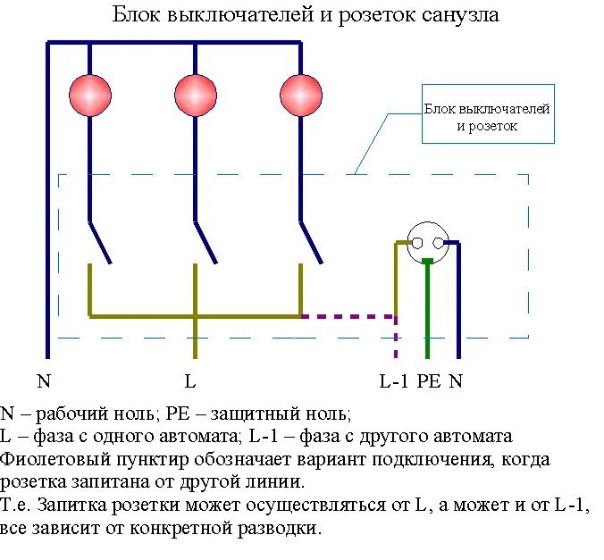 Соединение розетка выключатель. Выключатель переключатель трехклавишный схема подключения. Схема подключения трехклавишного выключателя на три. Схема подключения тройного переключателя с розеткой. Схема подключения выключателя с 3 клавишами и розеткой.