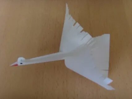 Трафареты белых журавлей из бумаги