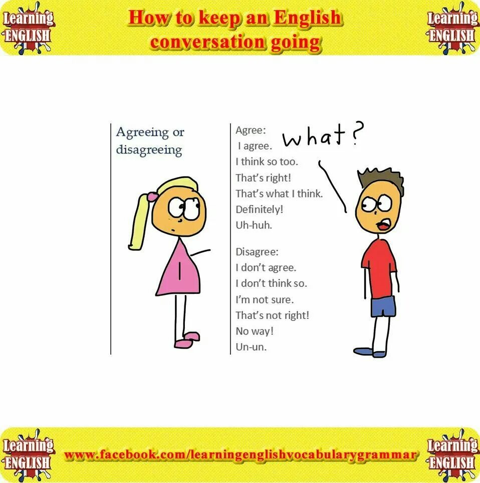 What is a conversation. Agree disagree speaking. interacting and keeping conversation spotlight. baiting to go on conversation. small conversation about going to movie.