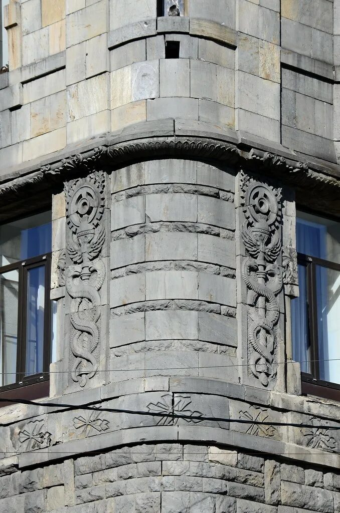 Национальный Акционерный банк Выборг. Жилой дом 1906 года, Выборг. Здание национального акционерного банка уско нюстрём.