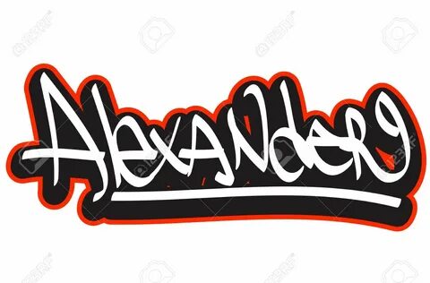 Graffiti Font Style Name Hip-hop Design Template For T-shirt, Sticker Or Badge R