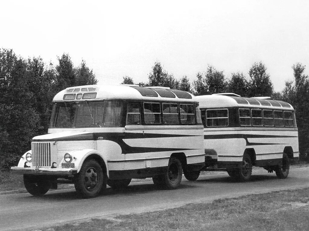 Советские автобусы крыма. ПАЗ 671. ПАЗ-659 автолавка. Автобусный прицеп ПАЗ-750. Прицеп ПАЗ 750.