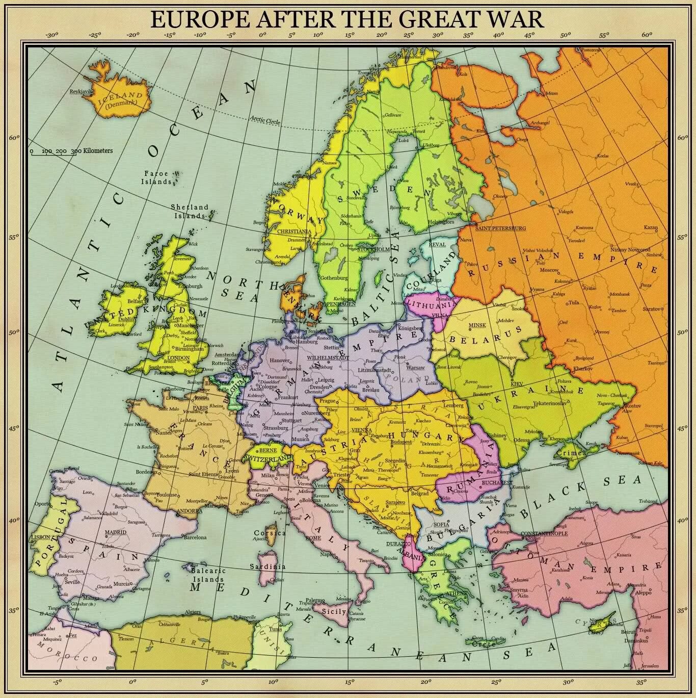 Была первой европейской страной. Карта Европы после 1 мировой. Карта Европы накануне первой мировой войны. Карта Европы первая мировая. Карта Европы до 1 мировой.