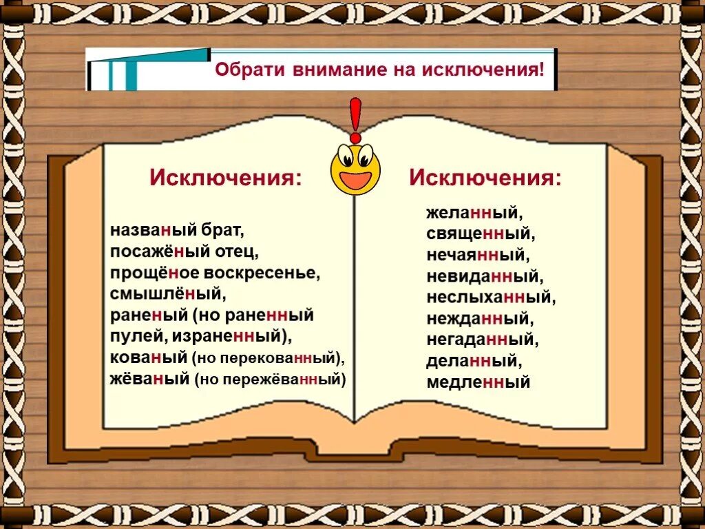 Н И НН В причастиях исключения. Одна и две н в причастиях исключения. Н И НН В причастиях и отглагольных исключения. Н И НН В прилагательных исключения. Раненый причастие