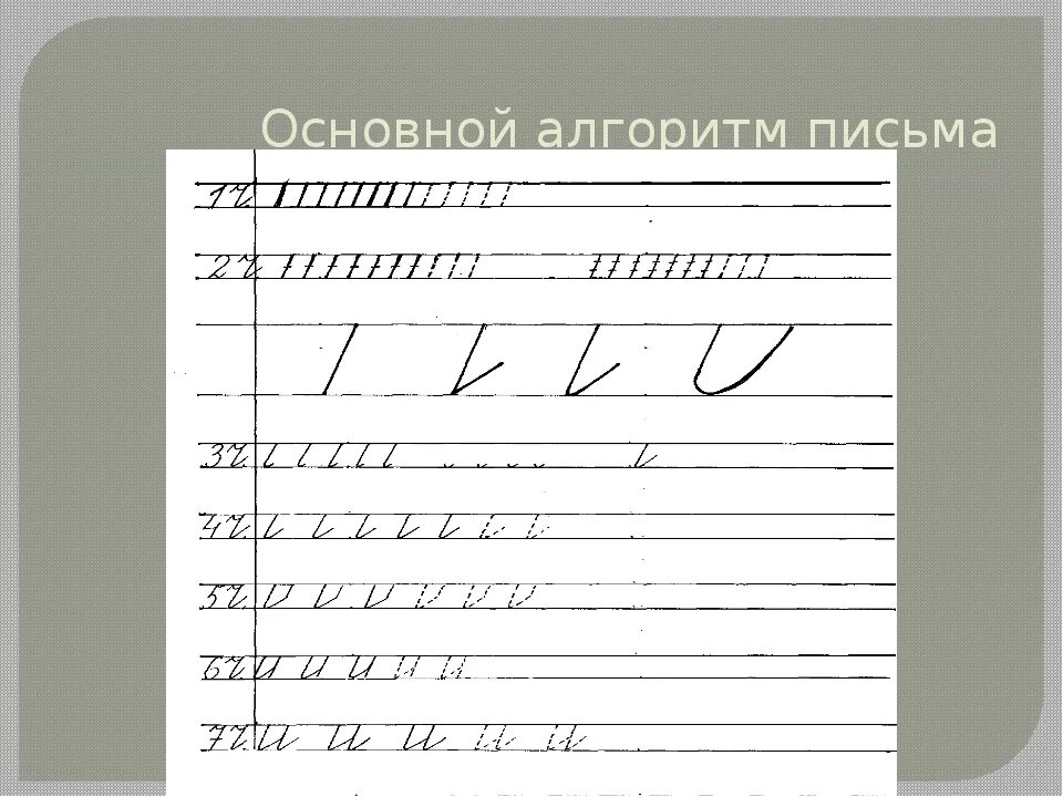 Основные элементы прописи. Элементы букв по Илюхиной. Письмо букв и элементов букв. Первые элементы письма.