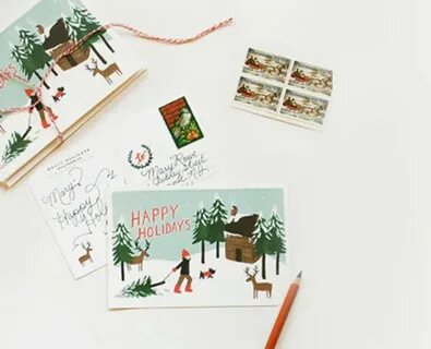 Holiday postcard