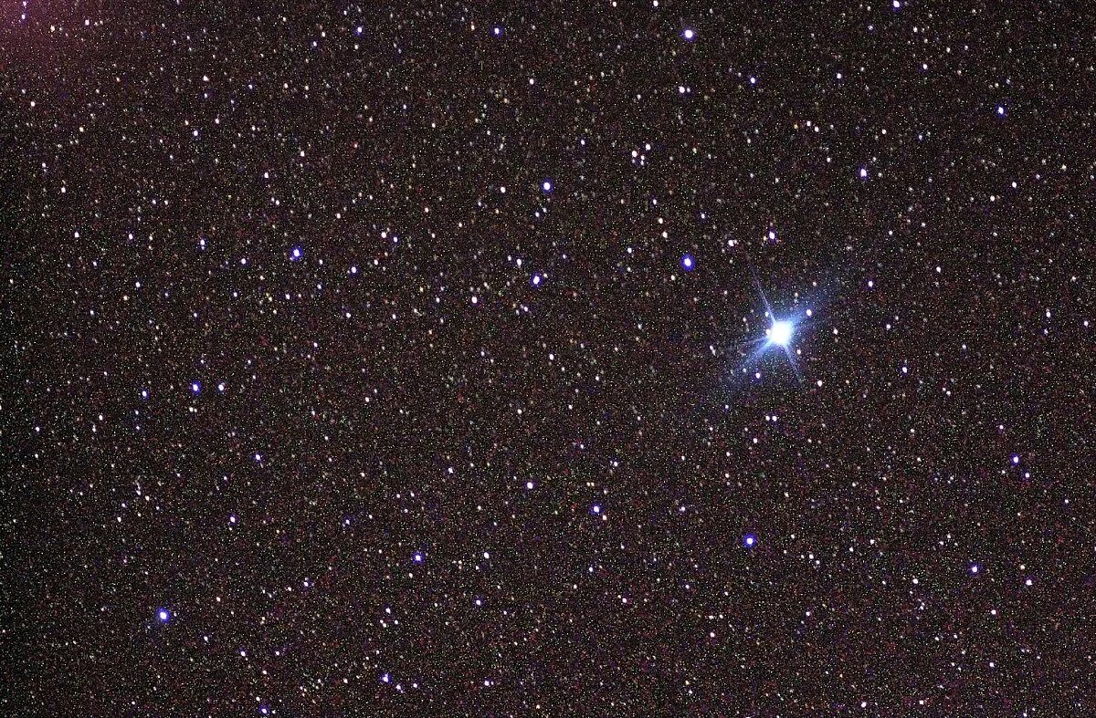 Сириус, самая яркая звезда в ночном небе - rw space